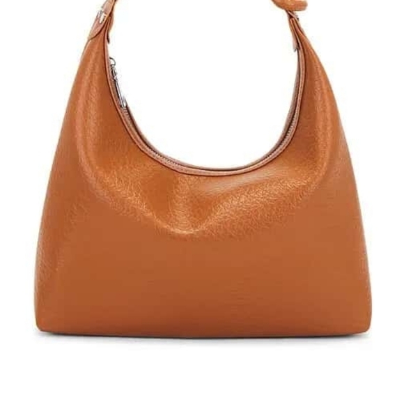 8 Other Reasons Top Handle Bag features a faux PEBBLE leather exterior BROWN NWT - Picture 4 of 4